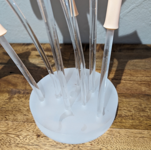 Vintage Lucite and Acrylic Calla Lilly & Cattail Floral Sculpture, Vintage Perma - Picture 9 of 10